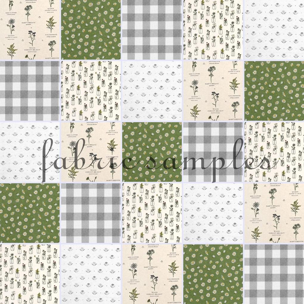 Isabel's Garden 5" charm square pack~ OUT OF PRINT Flannel Fabric