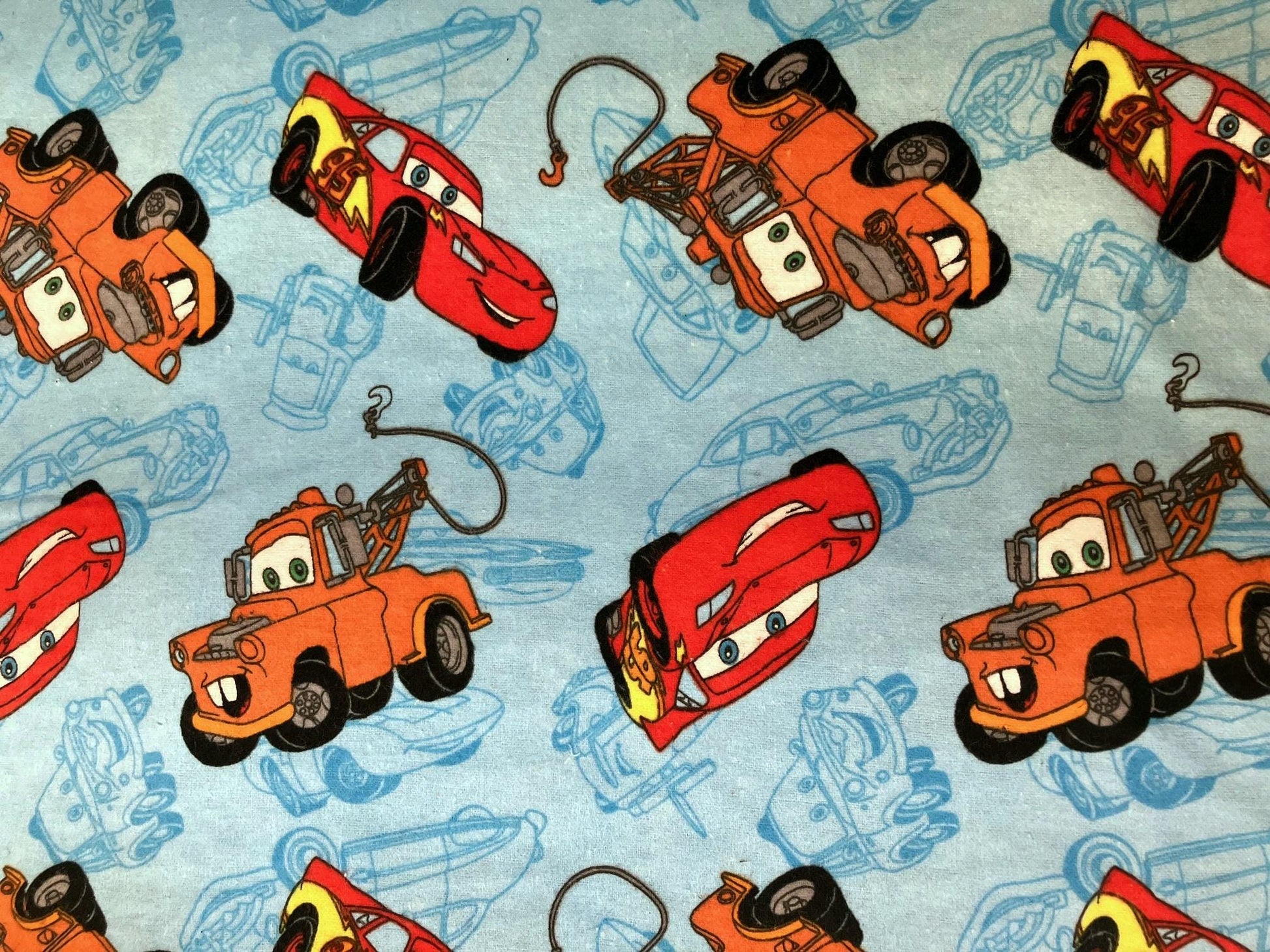 Disney Cars flannel fabric