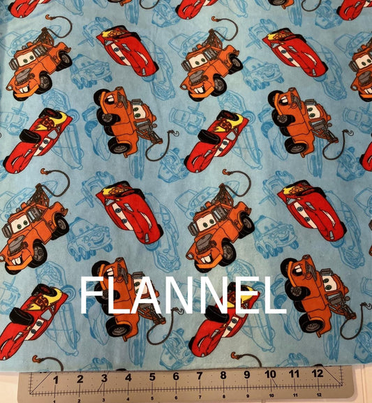Disney Cars flannel fabric