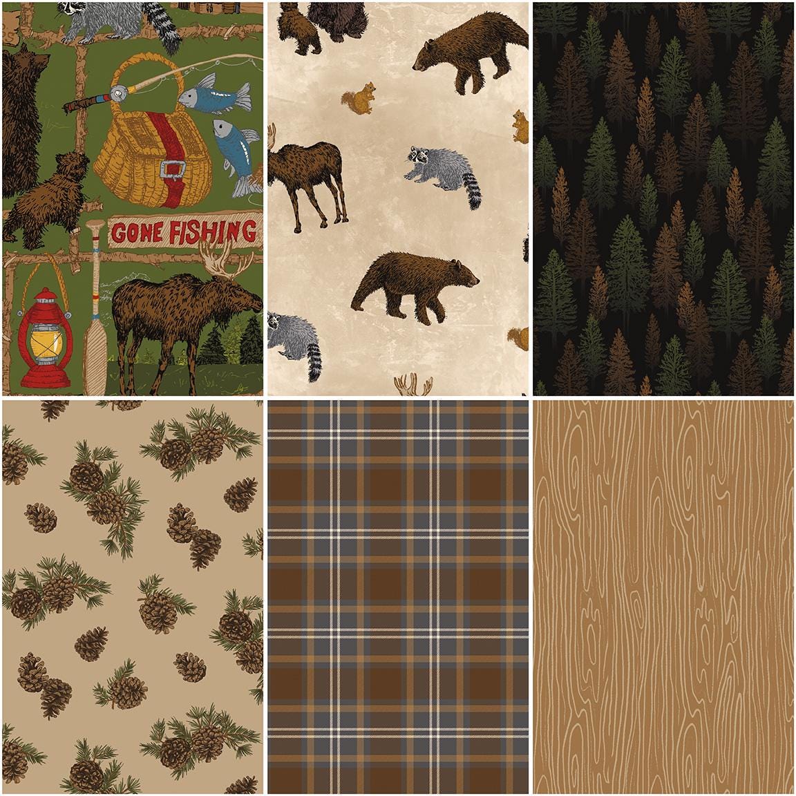 Pine Grove - Layer Cake Stacker (10" x 10" Squares) 42 Squares