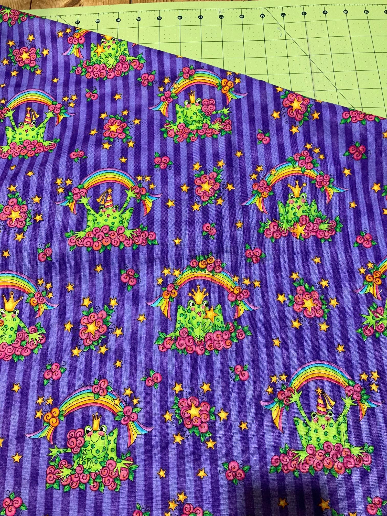 Frog princess 100% cotton fabric