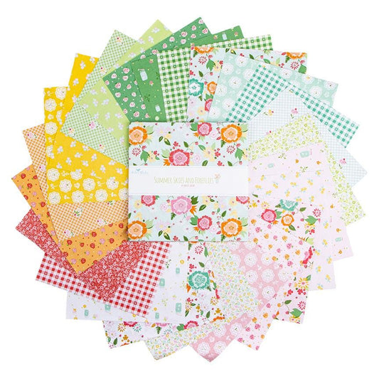 Summer Skies and Fireflies 10 inch squares Layer Cake Stacker by Gracey Larson for Riley Blake Designs