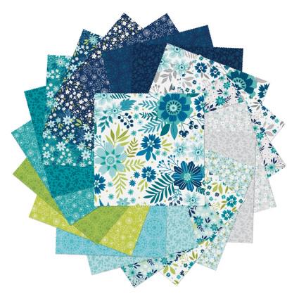 5" charm square pack~ Benartex Among the wildflowers