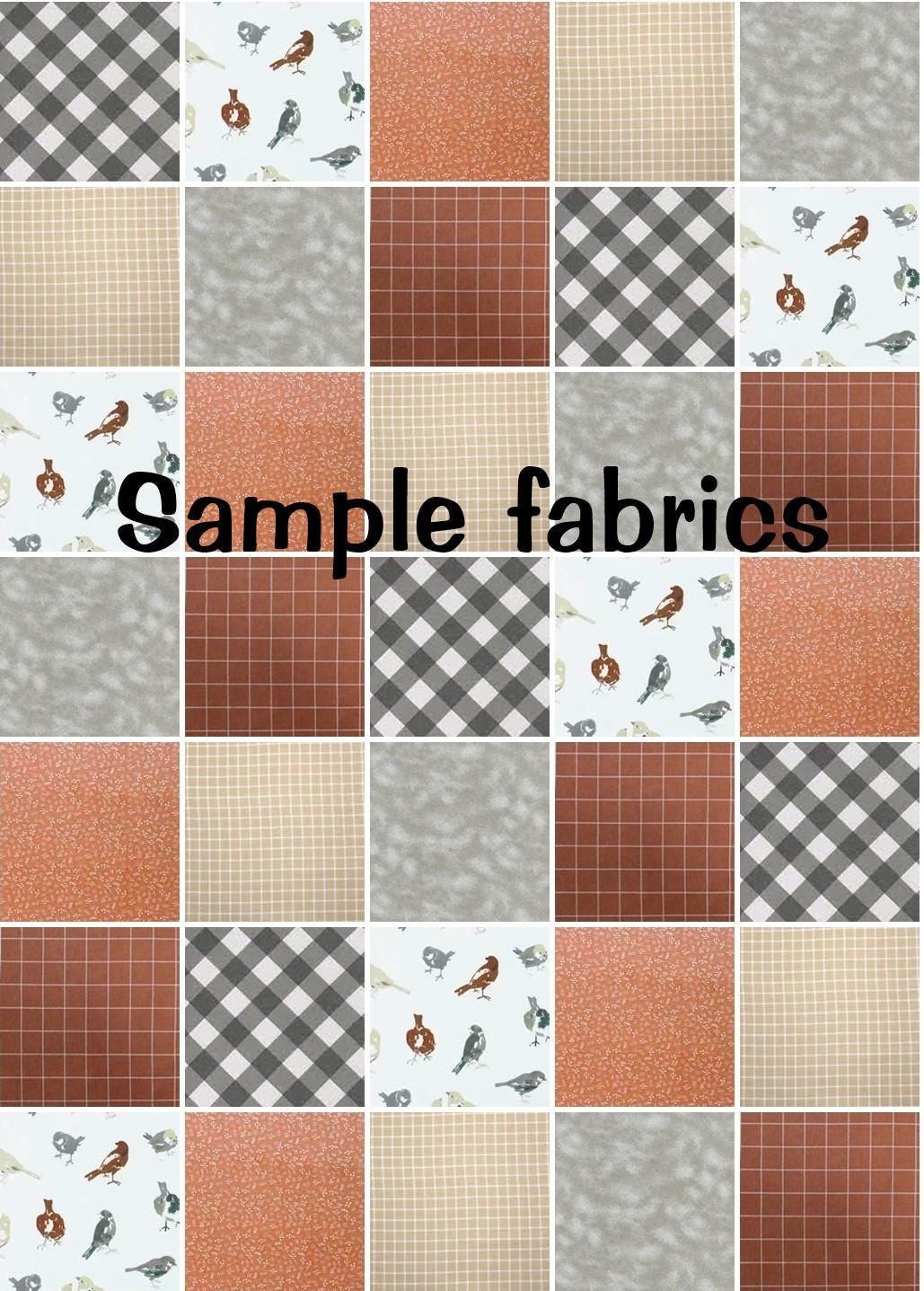 Sweater Weather chickadee 5" charm square pack~ OUT OF PRINT Flannel Fabric